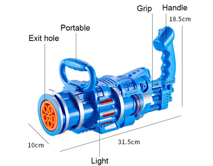 GATLING BUBBLE GUN MACHINE