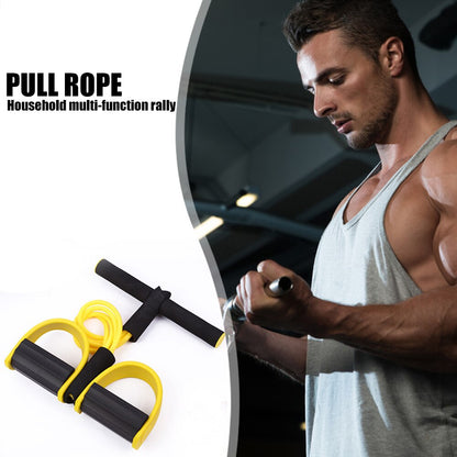 Get Fit Anywhere: Foot Pedal Resistance Band for Full-Body Workouts!